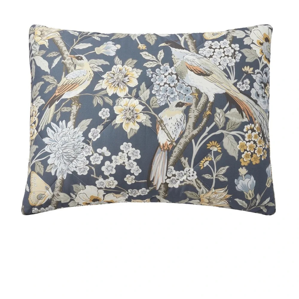Pottery Barn Bloom Sateen King Sham Blue